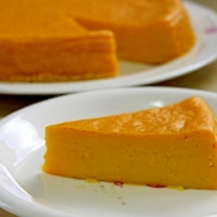 ミキサー使って簡単かぼちゃのチーズケーキ